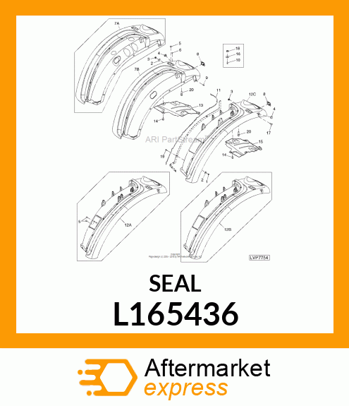 WEATHERSTRIP LAN835 L165436