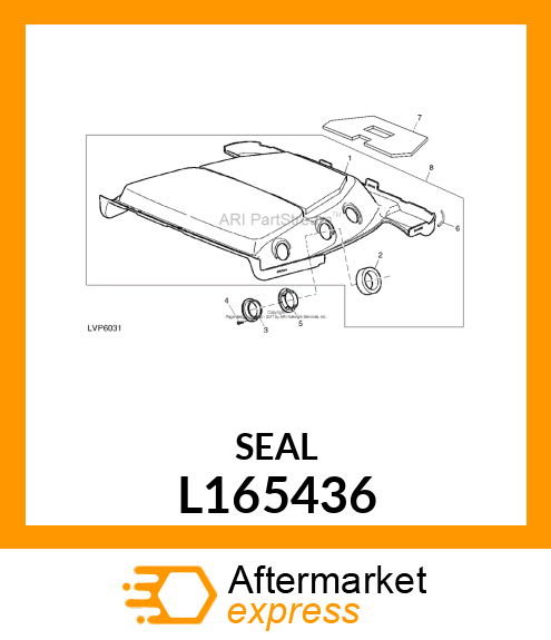 WEATHERSTRIP LAN835 L165436