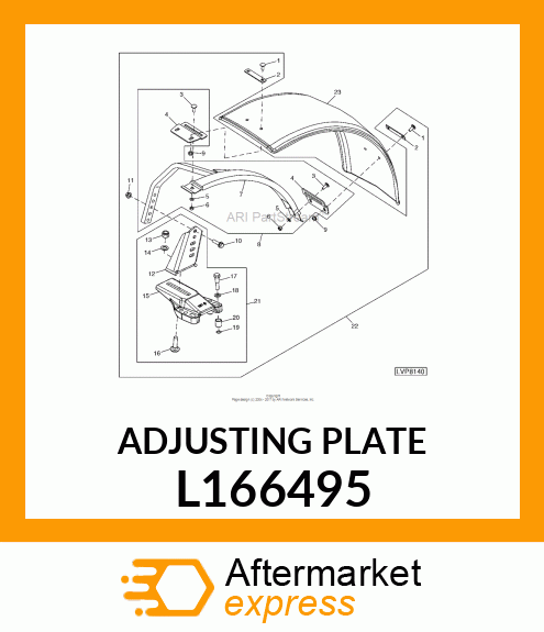 ADJUSTING PLATE L166495