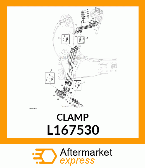 CLAMP, KLEMME L167530