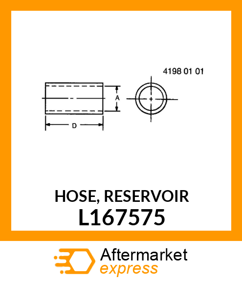 HOSE, RESERVOIR L167575