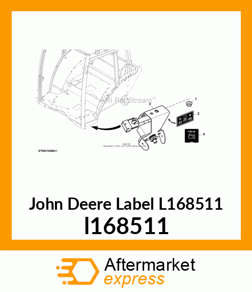 LABEL,SWITCH/ELECTR.BATTERY DISCONN l168511