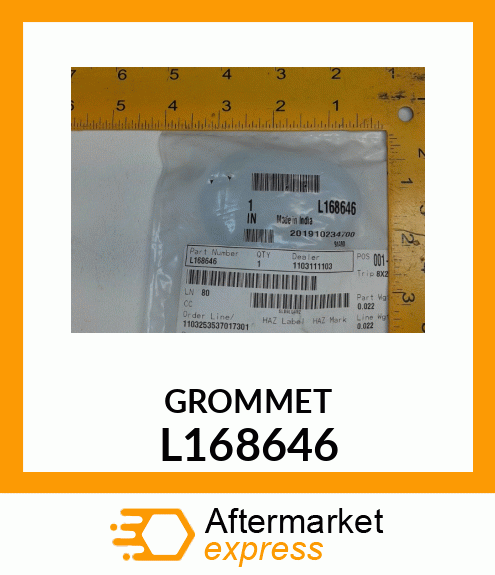 GROMMET 60 10 SHORE L168646