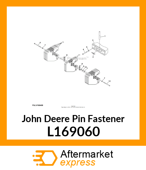 PIN FASTENER, FRONT WEIGHT L169060