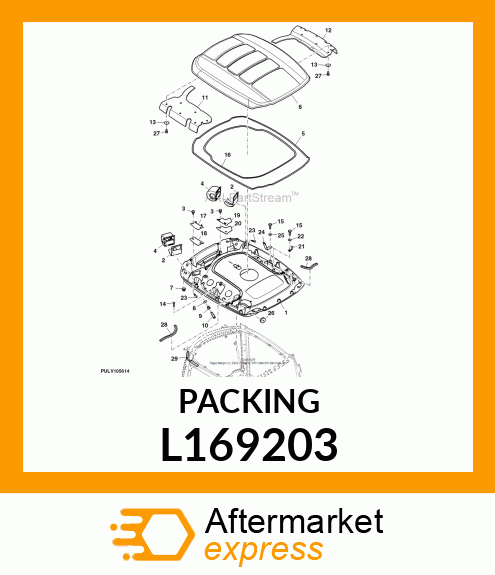 PACKING,RUBBER L169203
