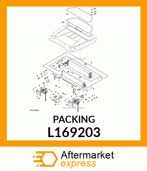 PACKING,RUBBER L169203