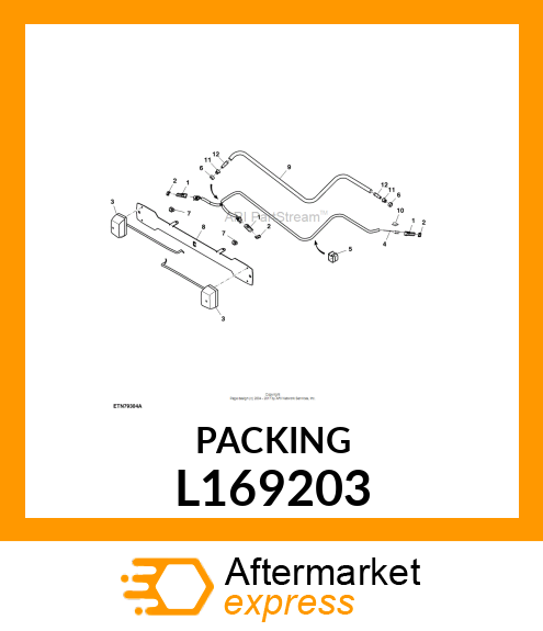 PACKING,RUBBER L169203