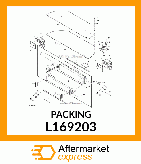 PACKING,RUBBER L169203