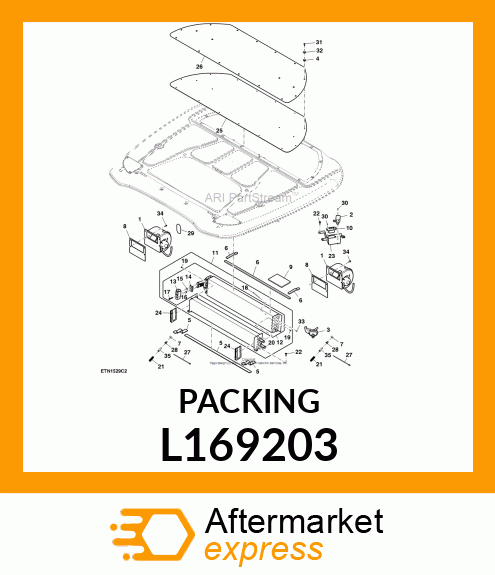 PACKING,RUBBER L169203