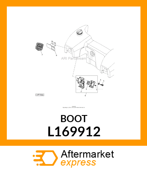 BOOT RUBBER, REMOTE SWITCH L169912