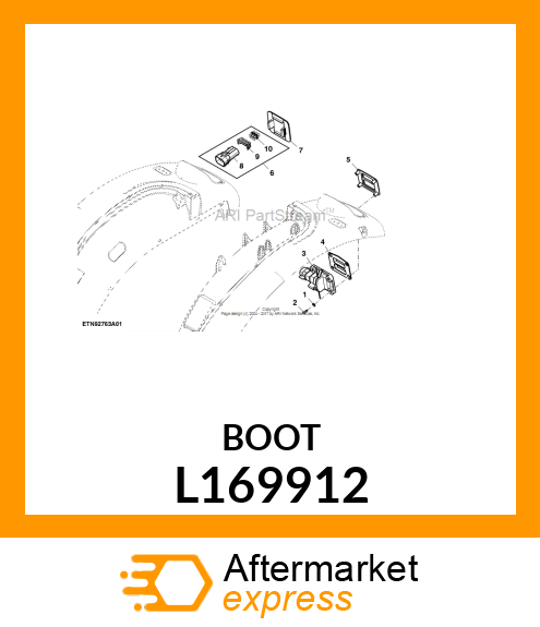 BOOT RUBBER, REMOTE SWITCH L169912