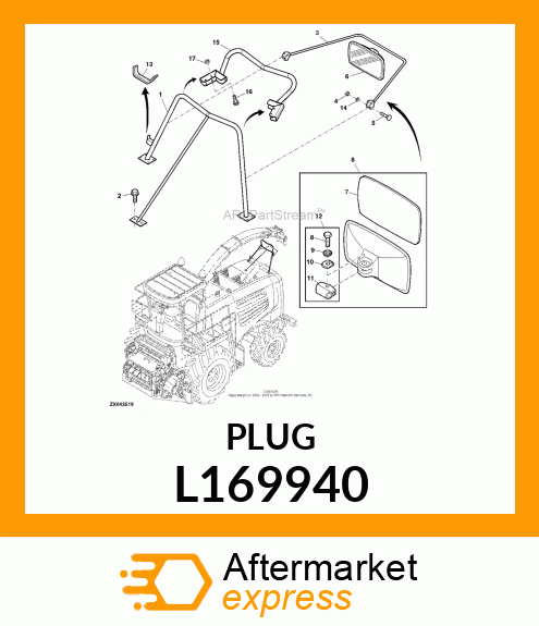 DRAIN PLUG, DRAIN PLUG WITH MAGNET L169940