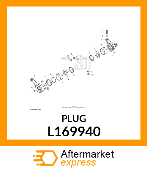 DRAIN PLUG, DRAIN PLUG WITH MAGNET L169940