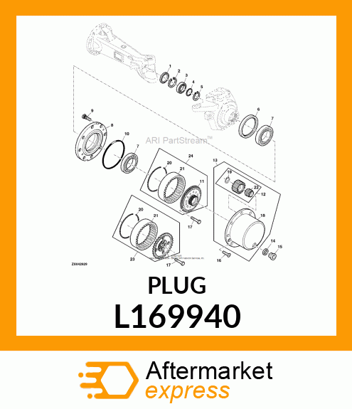 DRAIN PLUG, DRAIN PLUG WITH MAGNET L169940