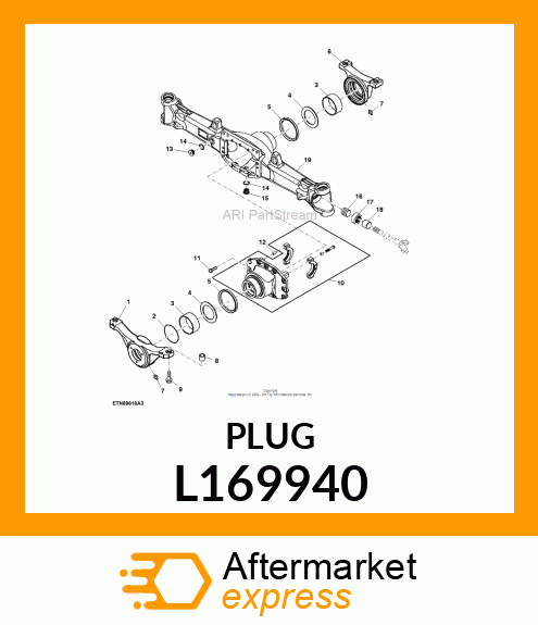 DRAIN PLUG, DRAIN PLUG WITH MAGNET L169940