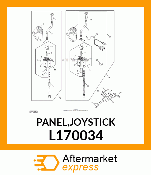 PANEL,JOYSTICK L170034