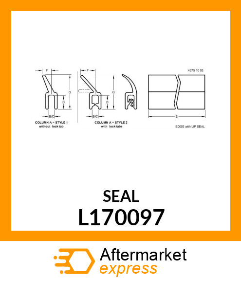 SEALING TRIM L170097