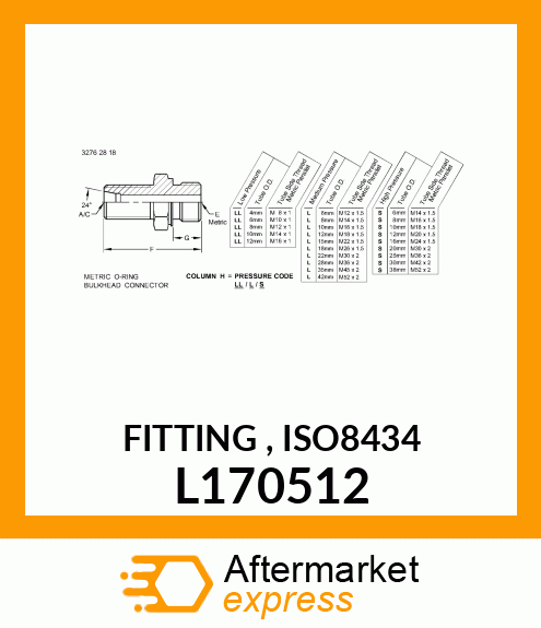 FITTING , ISO8434 L170512