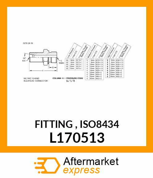 FITTING , ISO8434 L170513