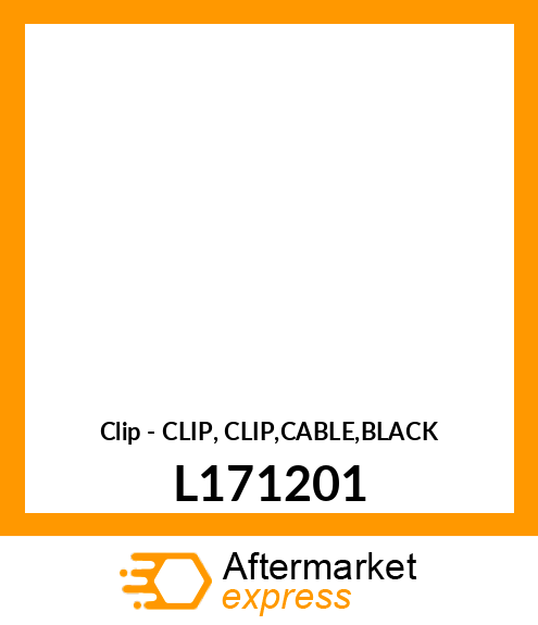 Clip - CLIP, CLIP,CABLE,BLACK L171201