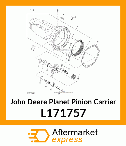 CARRIER, PLANET PINION L171757