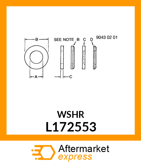 WASHER L172553