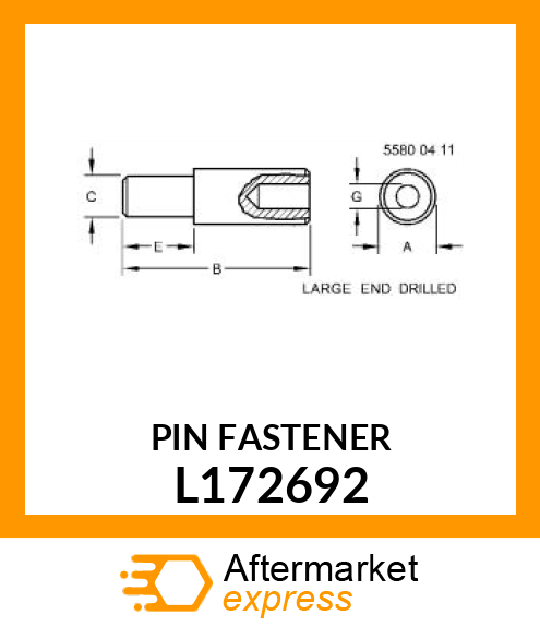 PIN FASTENER L172692