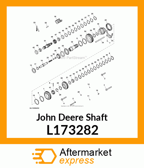 SHAFT, SHAFT, PTO OUTPUT L173282