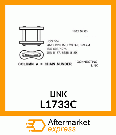 COUPLER LINK C L1733C