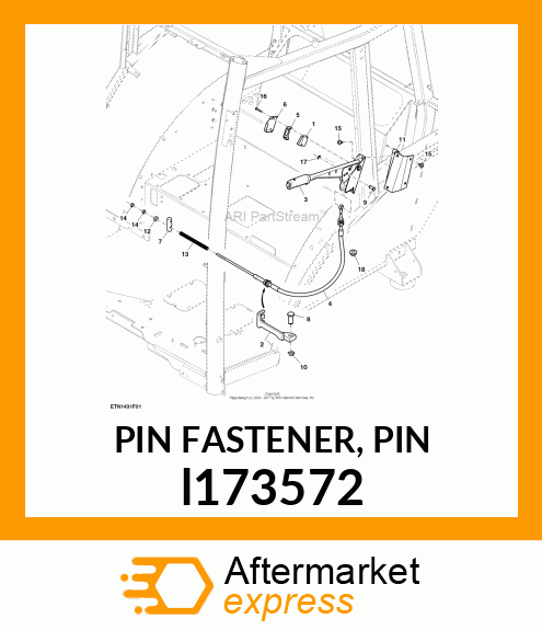 PIN FASTENER, PIN l173572