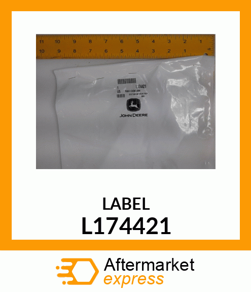 LABEL, 7230 RH (LAN 836) L174421