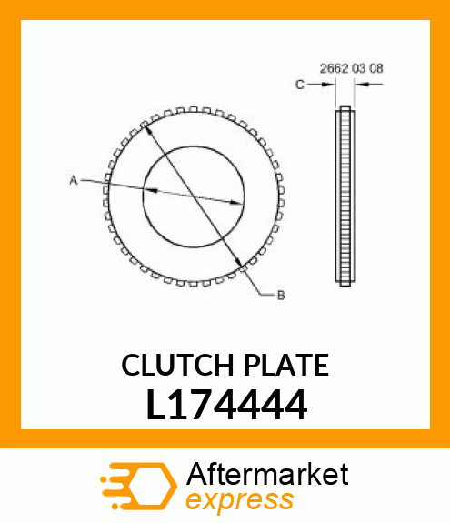 CLUTCH PLATE L174444