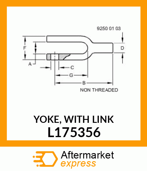 YOKE, WITH LINK L175356