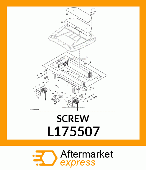 SCREW , SOCKET HEAD M5X35 DIN912 8. L175507