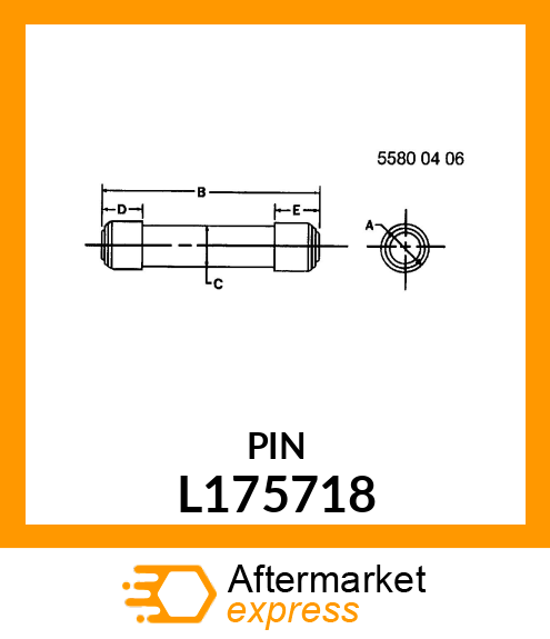 PIN, STRAIGHT 5X26, ISO2338, A1 L175718