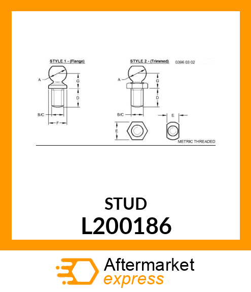 BALL STUD L200186