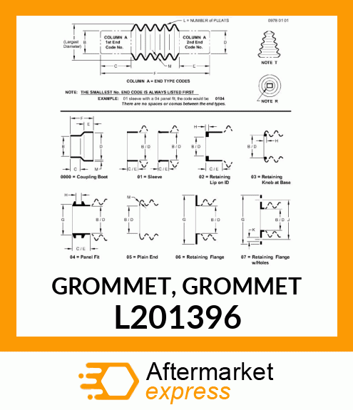 GROMMET, GROMMET L201396