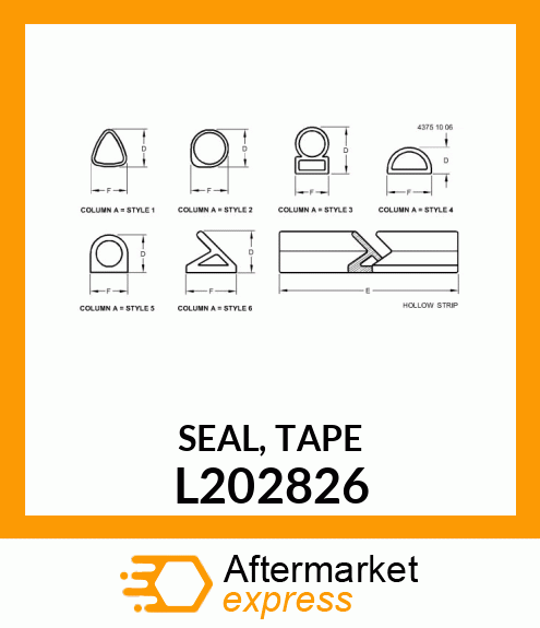 SEAL, TAPE L202826