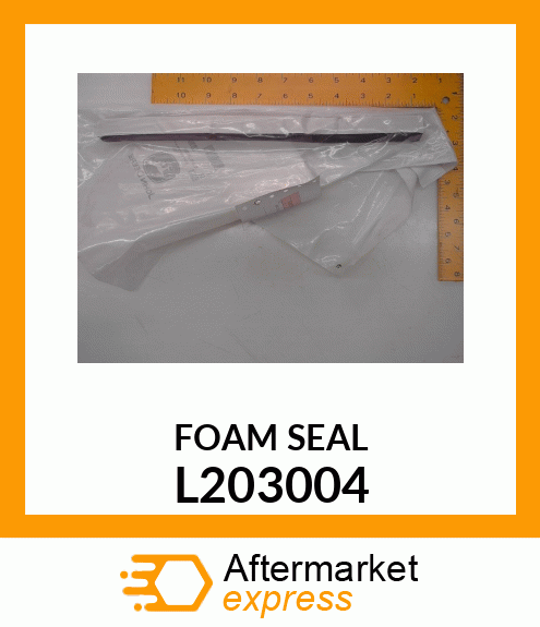 GASKET, FOAM RUBBER STRIP, RADIATOR L203004