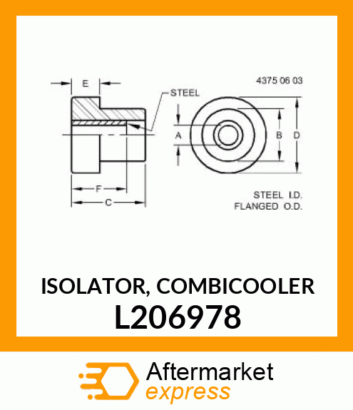 ISOLATOR, COMBICOOLER L206978