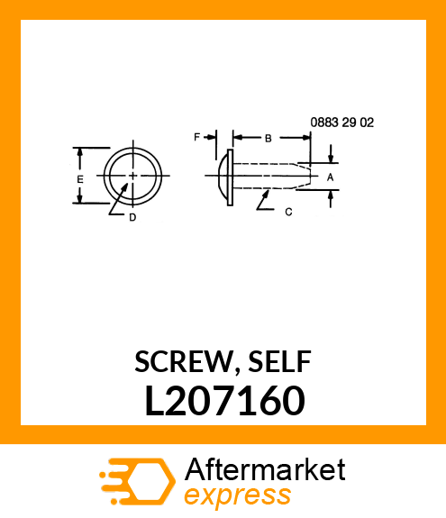 SCREW, SELF L207160