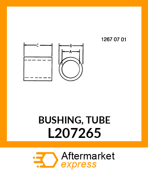 BUSHING, TUBE L207265