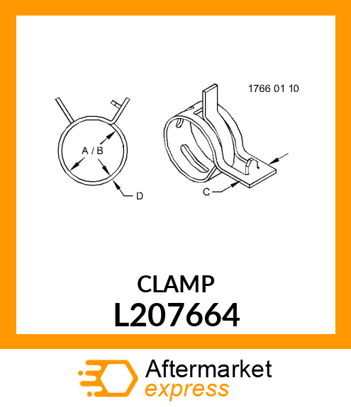 HOSE CLAMP, FBS 22 L207664