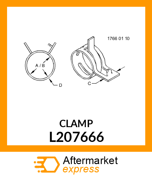 HOSE CLAMP, FBS 27 L207666