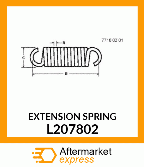 EXTENSION SPRING L207802