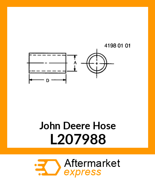 HOSE, CONDENSATE DRAIN L207988