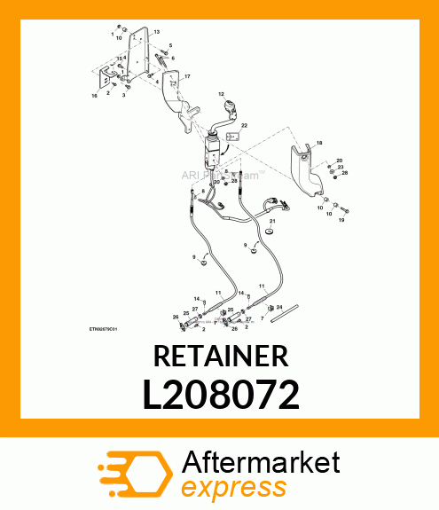 RETAINER, QUICK ADJUSTMENT PUSH L208072