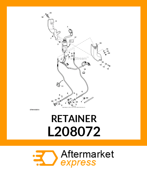 RETAINER, QUICK ADJUSTMENT PUSH L208072