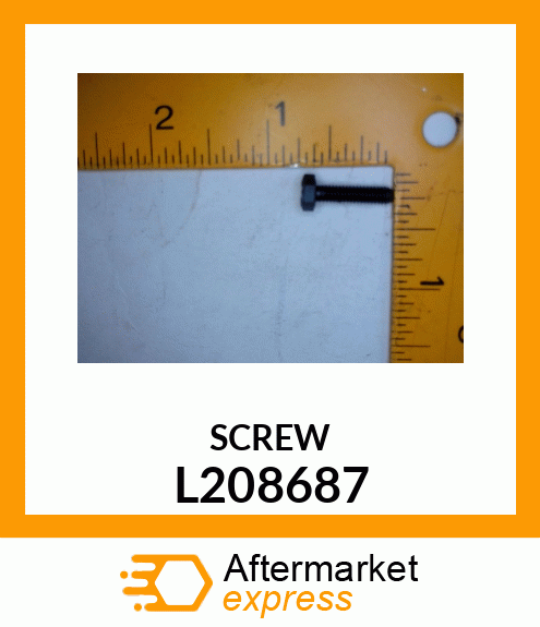 SCREW, M4X16 DIN 933 L208687