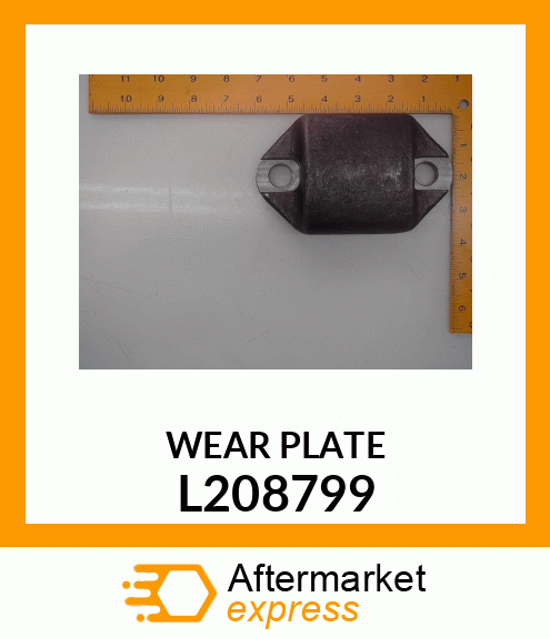 WEAR PLATE, DRAFT LINK, TELESCOPIC, L208799